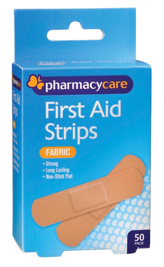 Pharmacy Care First Aid Strip Fabric Standard 50