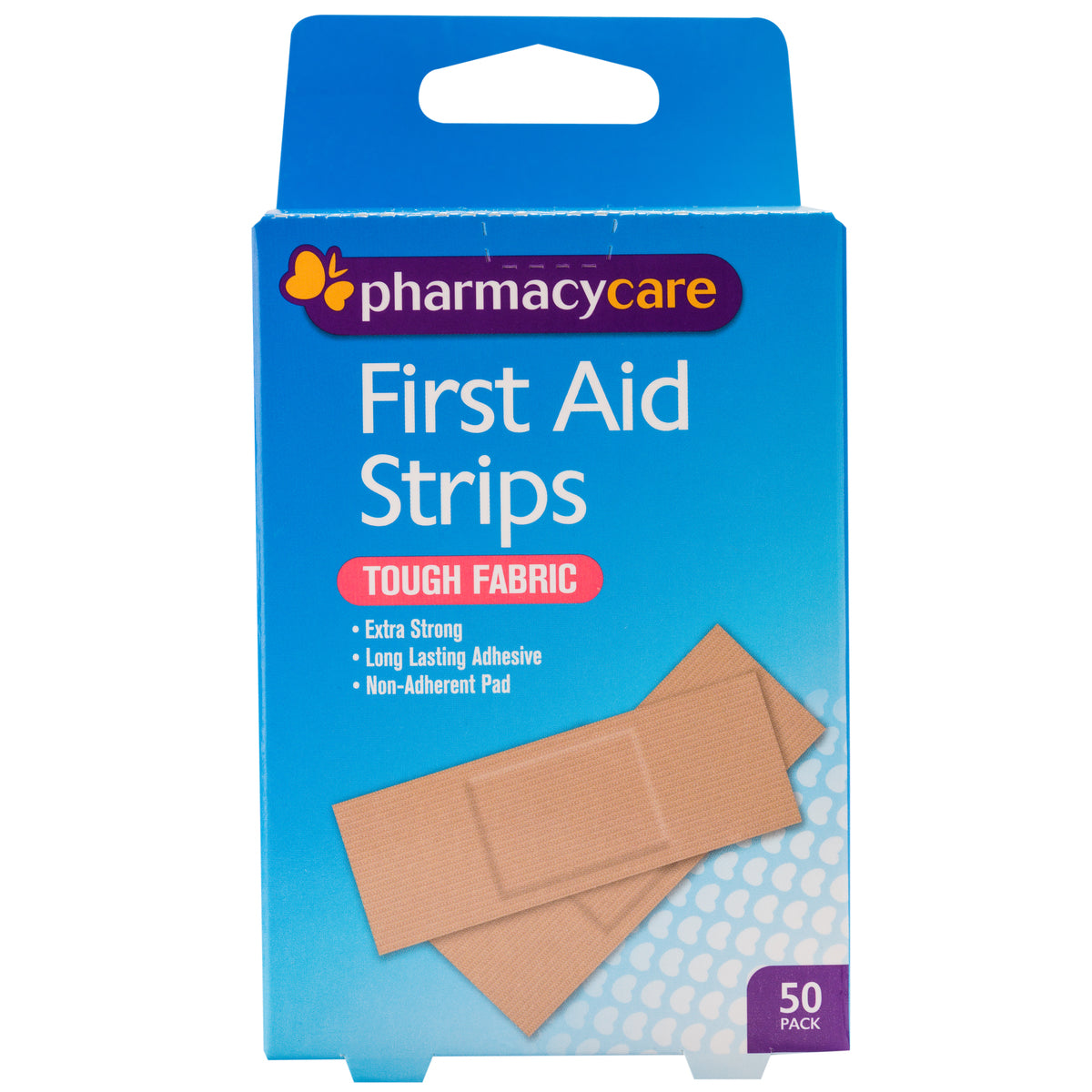 Pharmacy Care First Aid Strip Fabric Tough 50
