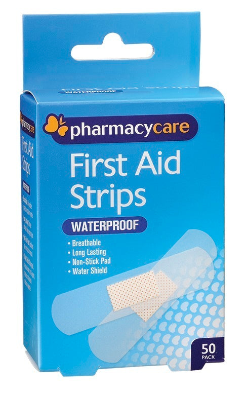 Pharmacy Care First Aid Strip Waterproof 50