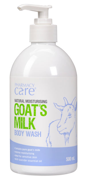 Pharmacy Care Goat's Milk Body Wash 500 mL