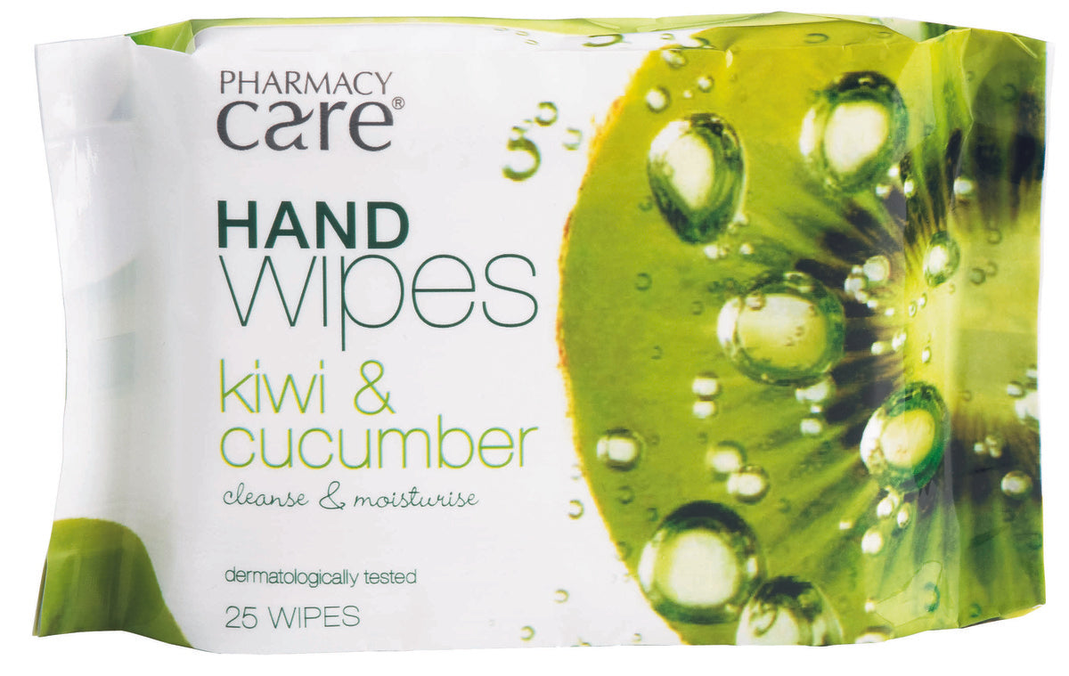 Pharmacy Care Hand Wipes Kiwi & Cucumber 25