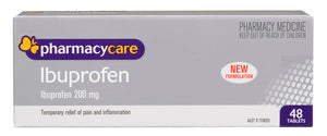 Pharmacy Care Ibuprofen 200mg Tablets 48