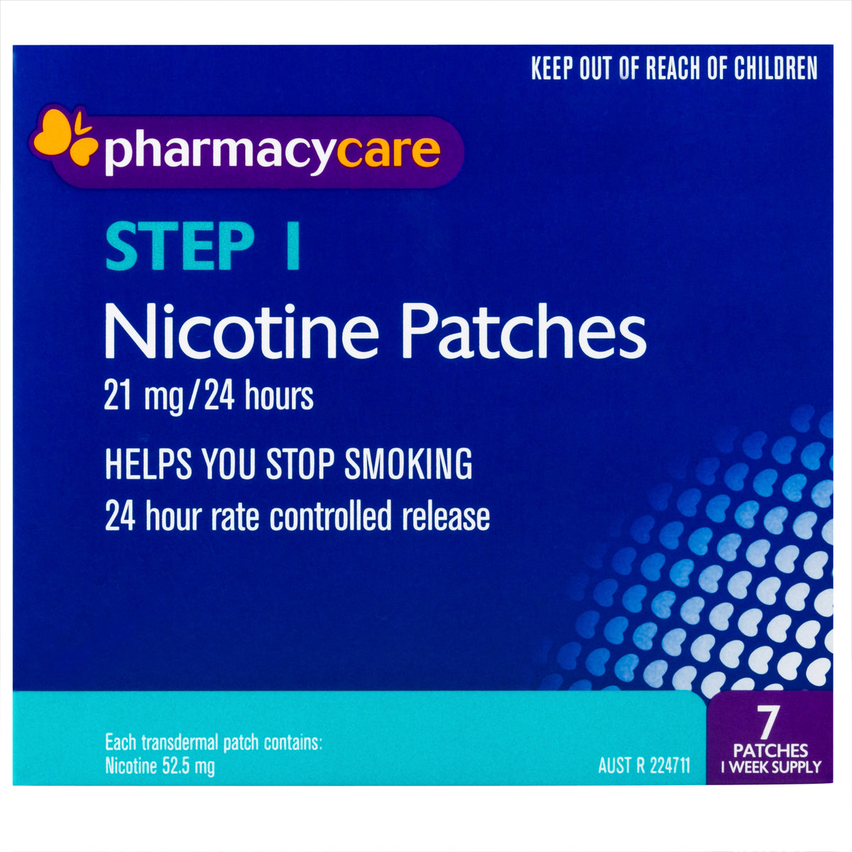 Pharmacy Care Nicotine Patches 21 mg - 7 patches