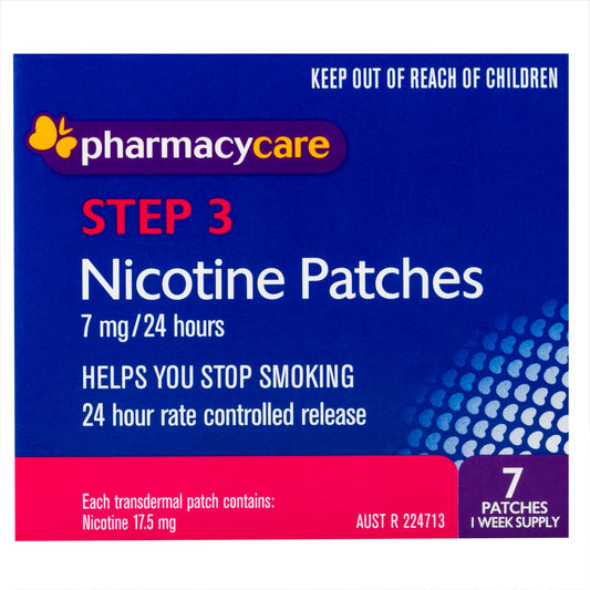 Pharmacy Care Nicotine Patches 7 mg - 7 patches