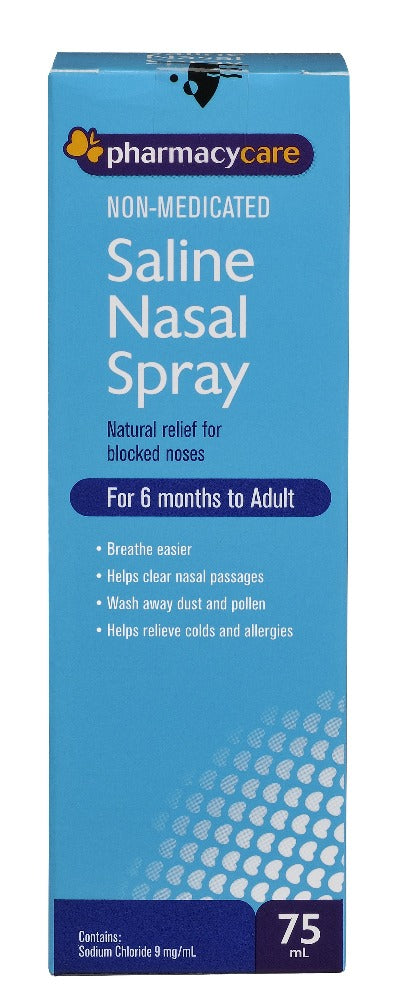 Pharmacy Care Saline Nasal Spray - 75mL
