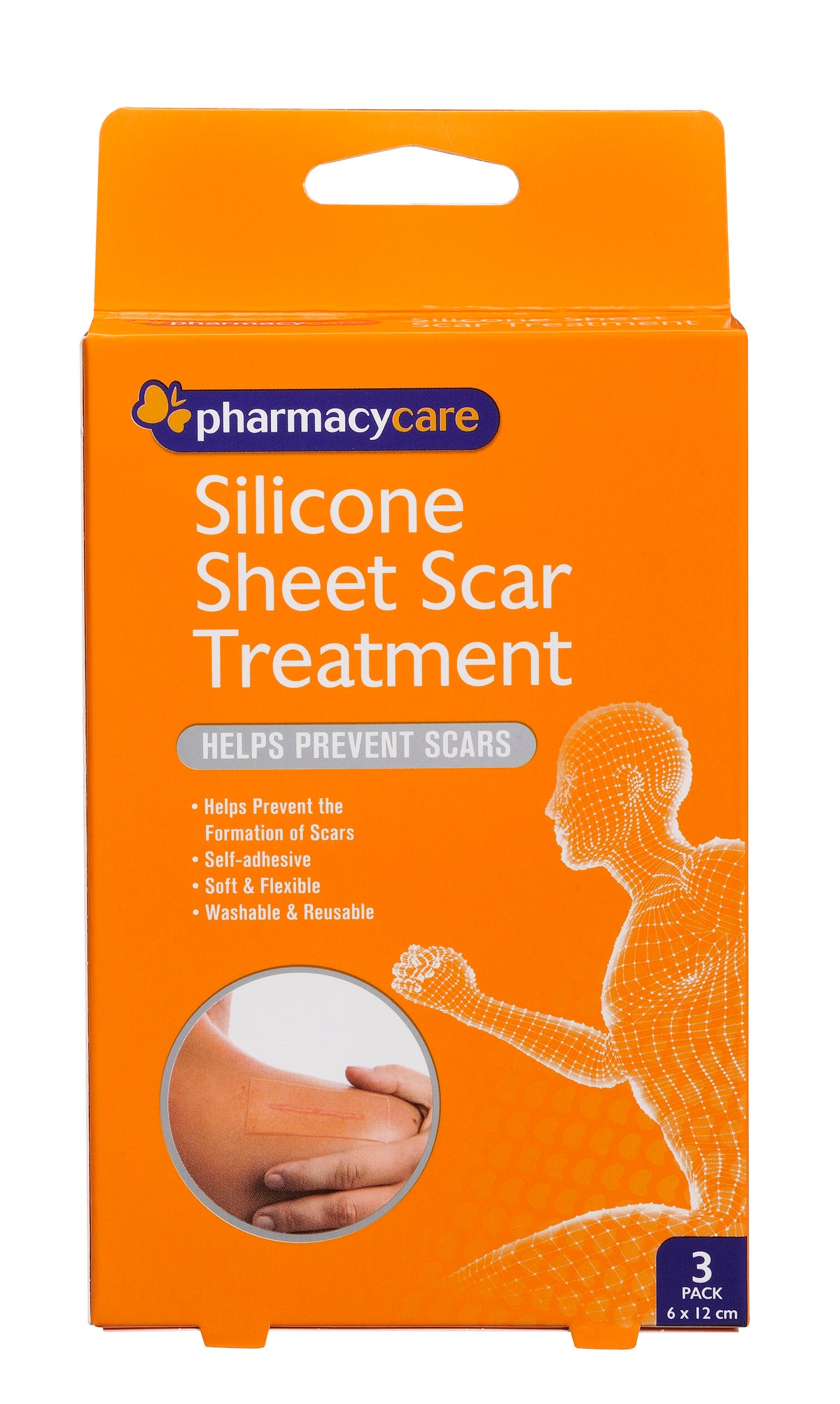 Pharmacy Care Silicone Sheet Scar Treatment pack 3