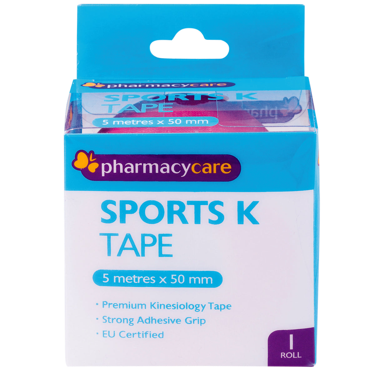 Pharmacy Care Sports K Tape 50mm x 5m Pink