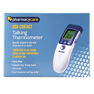 Pharmacy Care Thermometer Non Contact Talking