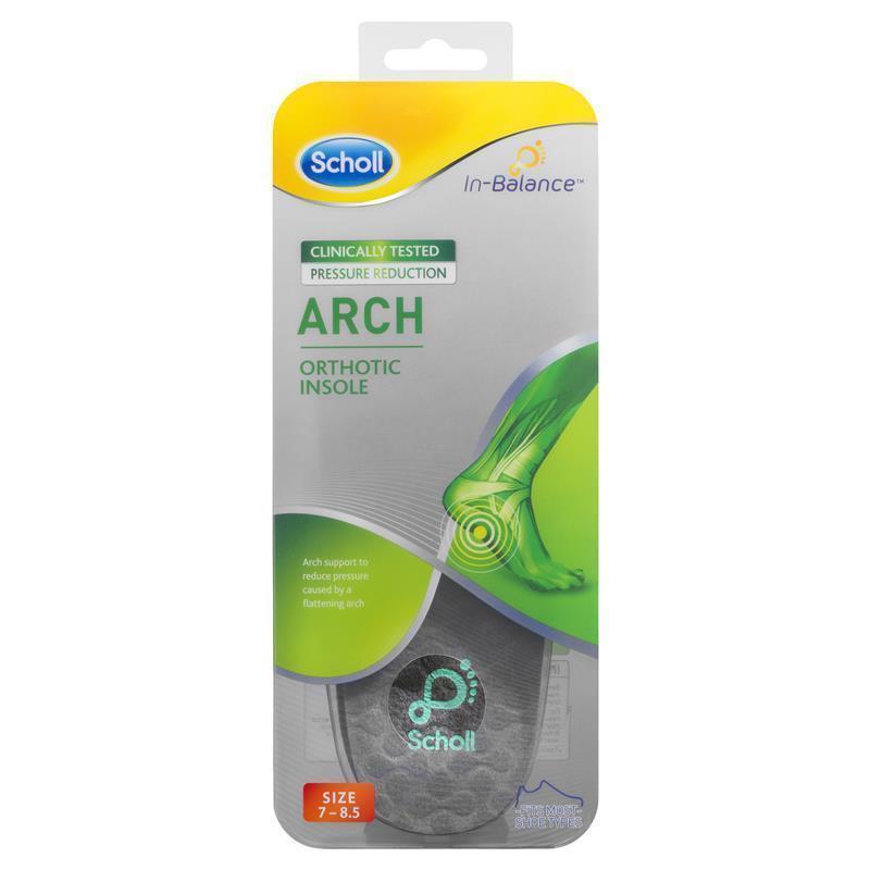 Scholl In-Balance Heel & Ankle Orthotic Insole Medium