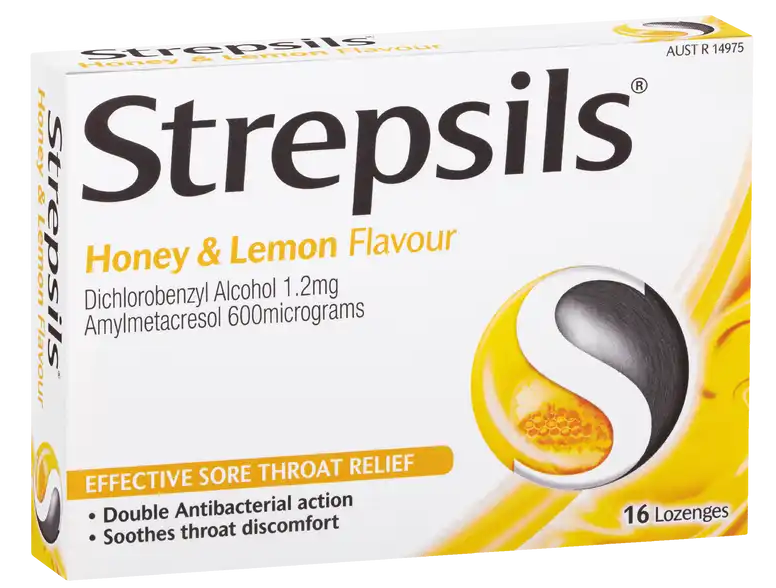 Strepsils Extra Honey & Lemon Flavour 16 Lozenges