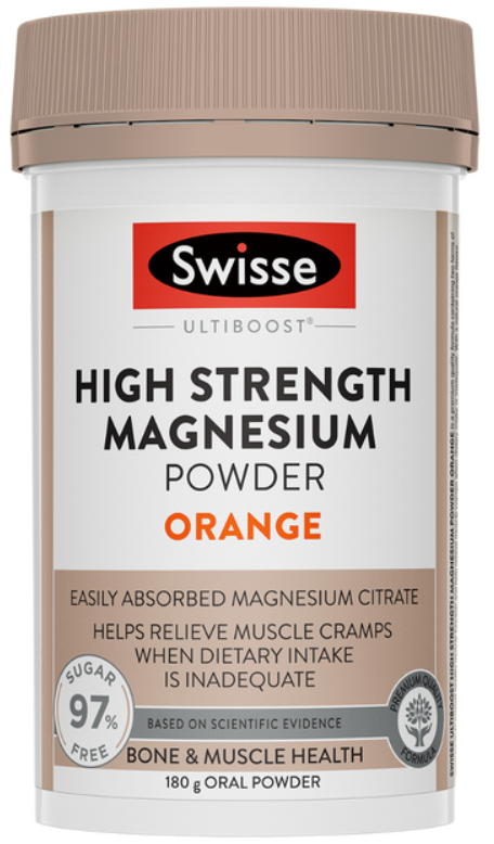 Swisse UltiBoost High Strength Magnesium Powder Orange - 180g