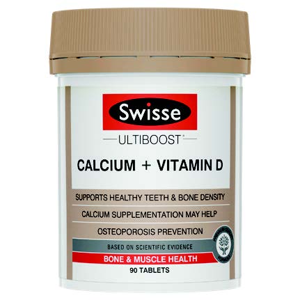 Swisse UltiBoost Tab Calcium +Vitamin D - 90 tablets