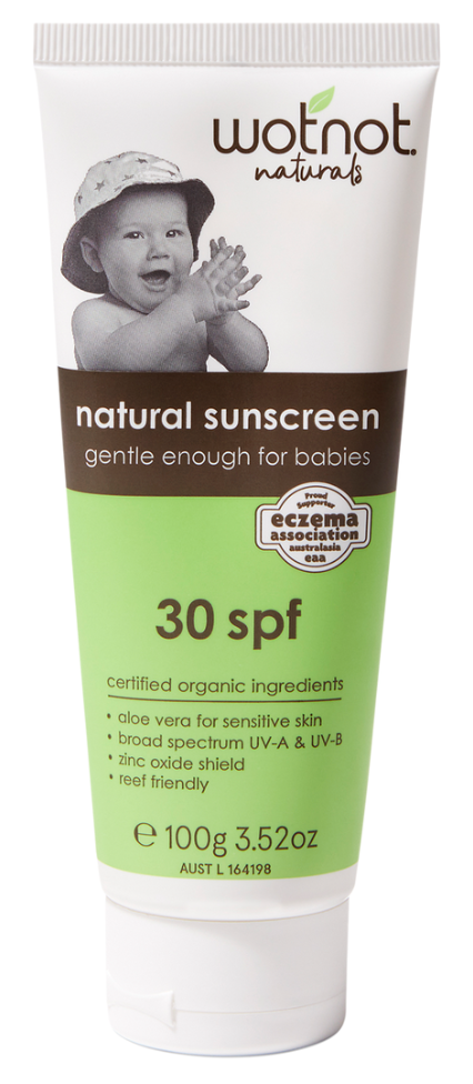 Wotnot Natural Baby Sunscreen SPF 30 - 100g