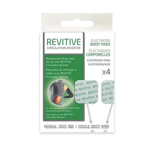 Revitive Circulation Booster Electrode Replacement Body Pads x 4