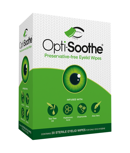 Opti-Soothe Eye Lid Wipes 20 Pack
