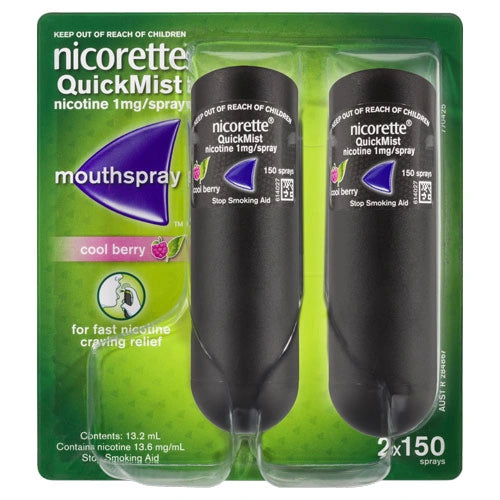 NICORETTE Nicotine QuickMist Spray DUO - 150x2 sprays