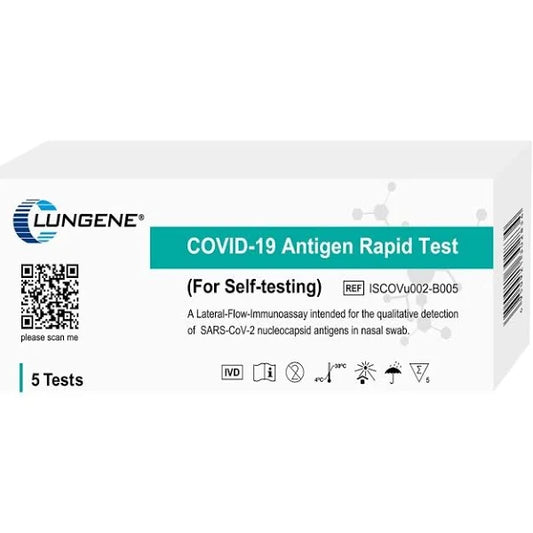 Clungene Nasal Covid-19 Rapid Antigen Test - 5 pack