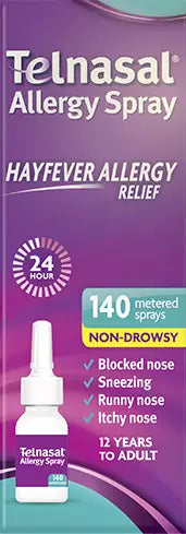 Telnasal Allergy Nasal Spray 50mcg 140 Doses